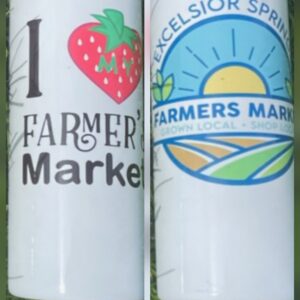 20 Oz Market Logo w/Strawberry Tumbler