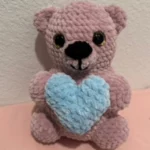 Crochet Bear with Heart