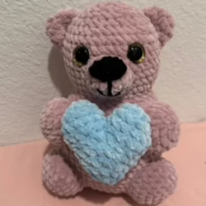 Crochet Bear with Heart