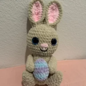 Crochet Easter Bunny - Brown