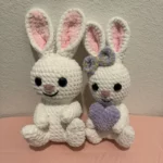 Crochet White Bunny