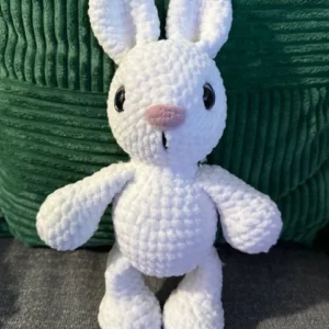 Crochet White Bunny