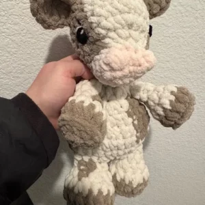Crochet Cow Snuggler