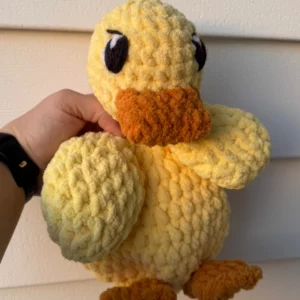 Crochet Duck Snuggler (Yellow)