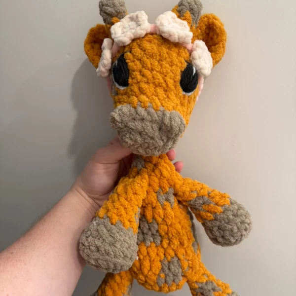 Crochet Giraffe Snuggler