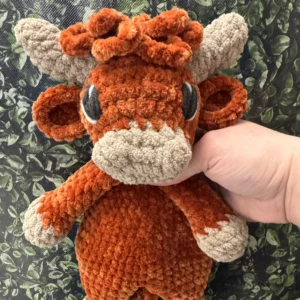 Crochet Highland Cow Snuggler