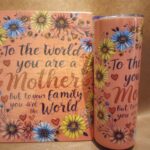 Custom tumbler and puzzle set
