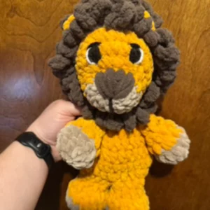 Crochet Lion Snuggler