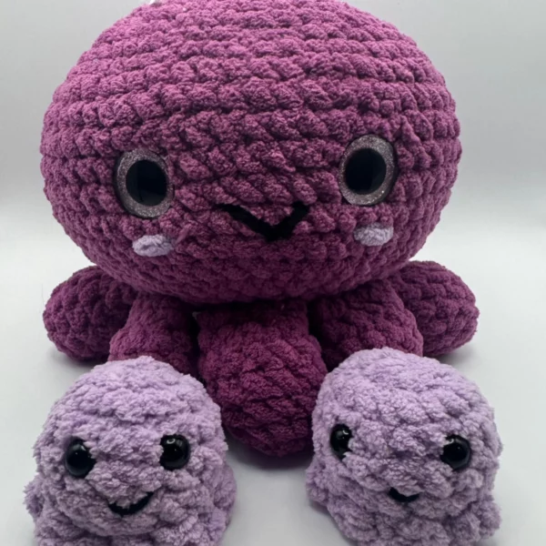 Crochet Octo - Mama with Babies