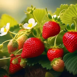 Albion Everbearing Strawberry Live Starter Plant