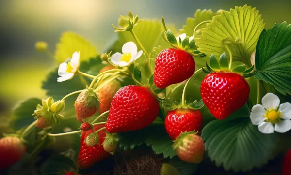 Albion Everbearing Strawberry Live Starter Plant