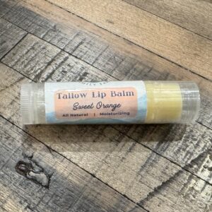 Tallow Lip Balm (Sweet Orange)