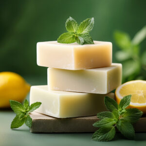 Natural Goat Milk Soap Lemon Spearmint