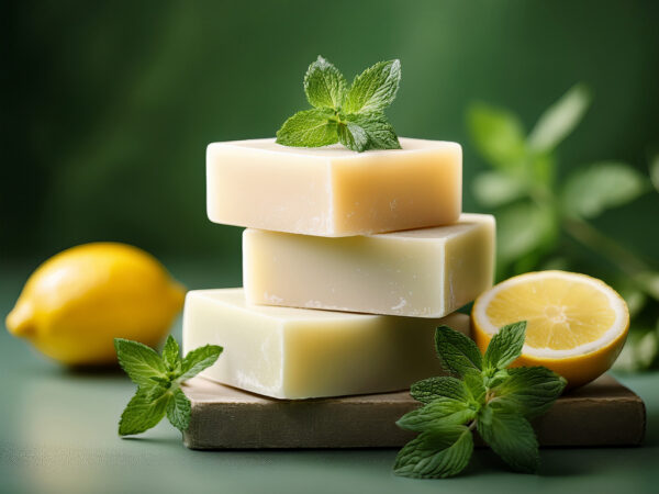 Natural Goat Milk Soap Lemon Spearmint