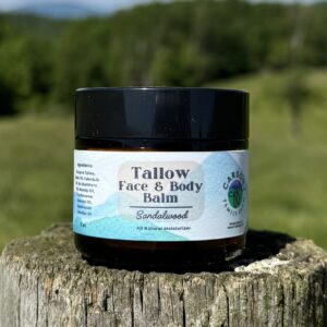 Tallow Face & Body Balm (Sandalwood) 2 oz