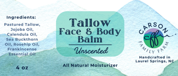 Tallow Face & Body Balm (Unscented)