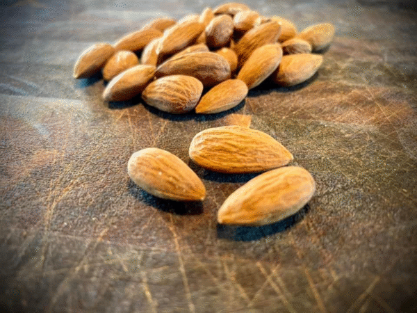 Organically Grown Raw Unpasteurized Nonpareil Almonds