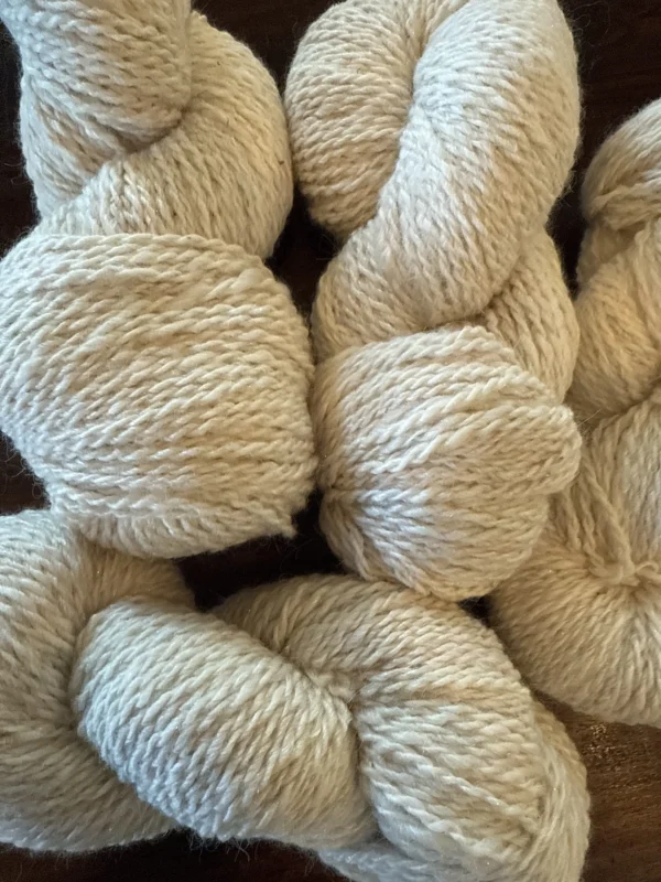 Alpaca, Silk and Firestar Yarn