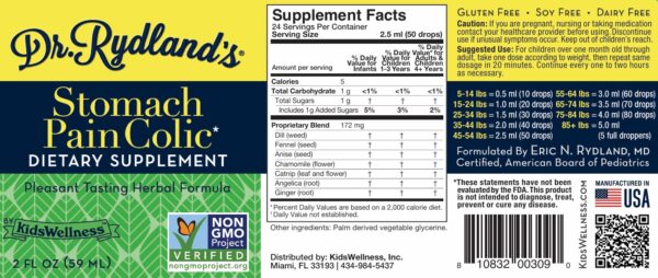 Dr. Rydland's Stomach Pain Colic Herbal Formula
